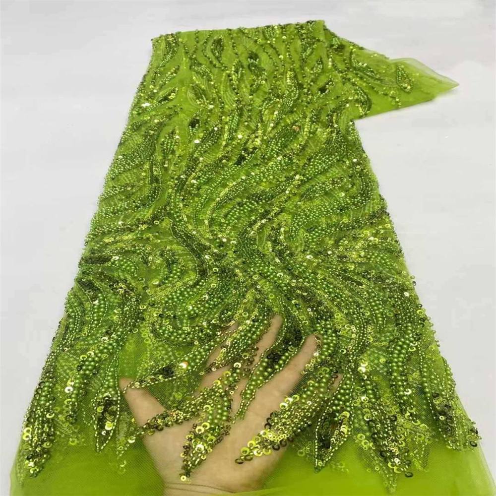Beaded Lace Fabric