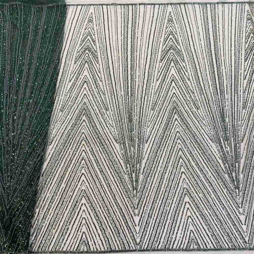 5 Yards Pearl Beaded Lace Fabric – Luxury Wedding, Bridal, Party Gown and Evening Dress Material | Love in Lace