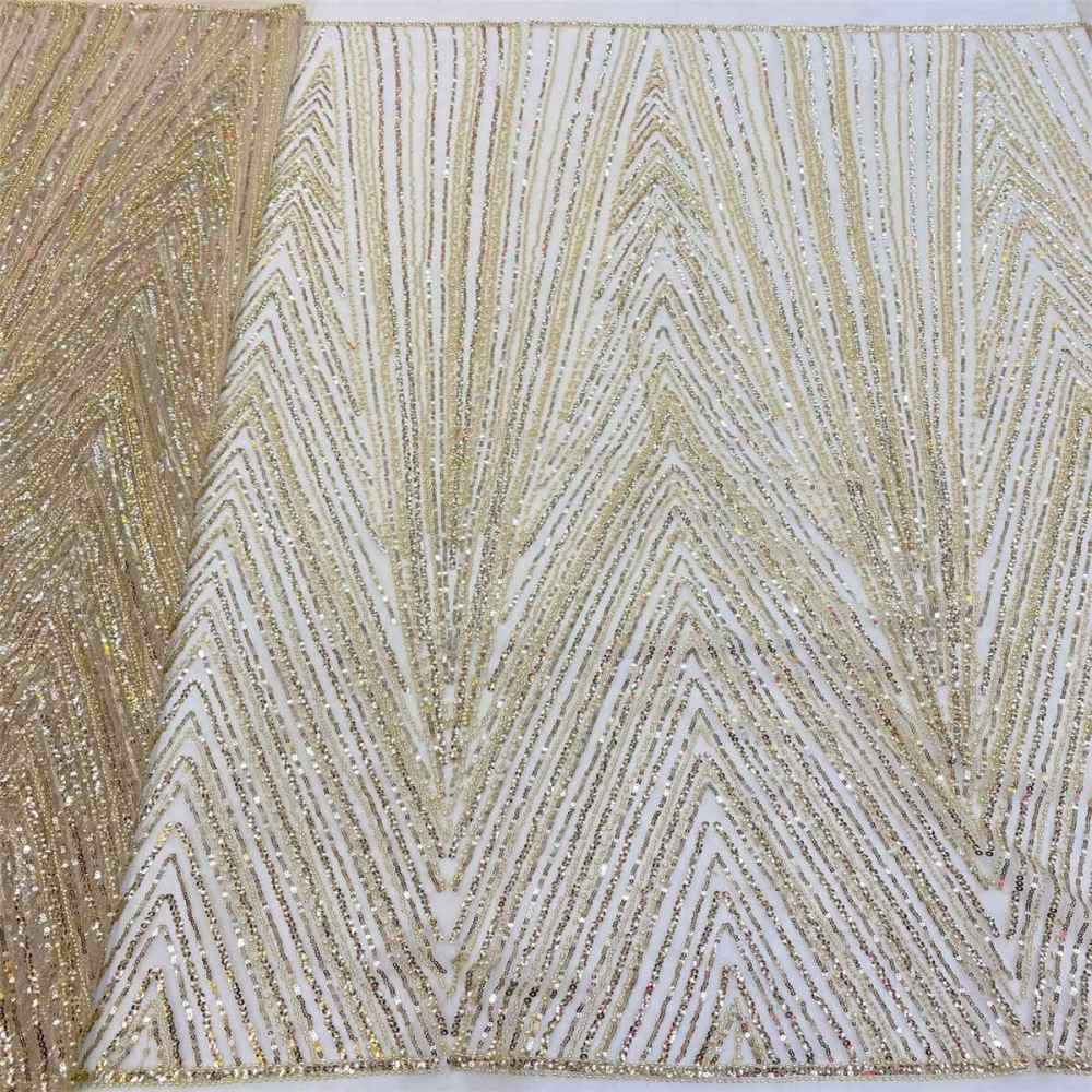 5 Yards Pearl Beaded Lace Fabric – Luxury Wedding, Bridal, Party Gown and Evening Dress Material | Love in Lace