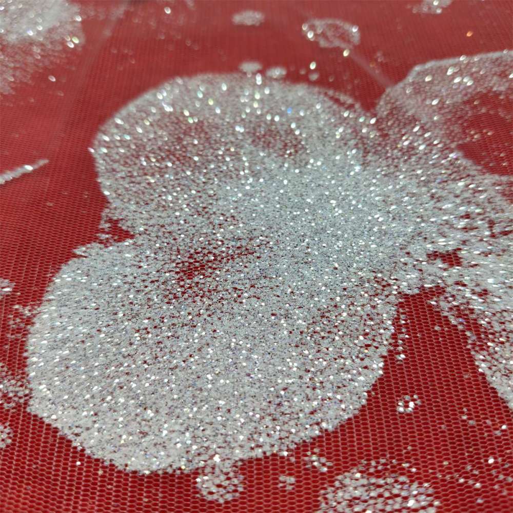 5 Yards Glitter Lace Fabric – Luxury Wedding, Bridal Gown and Custom Dressmaking Material | Love in Lace | NO. LC027