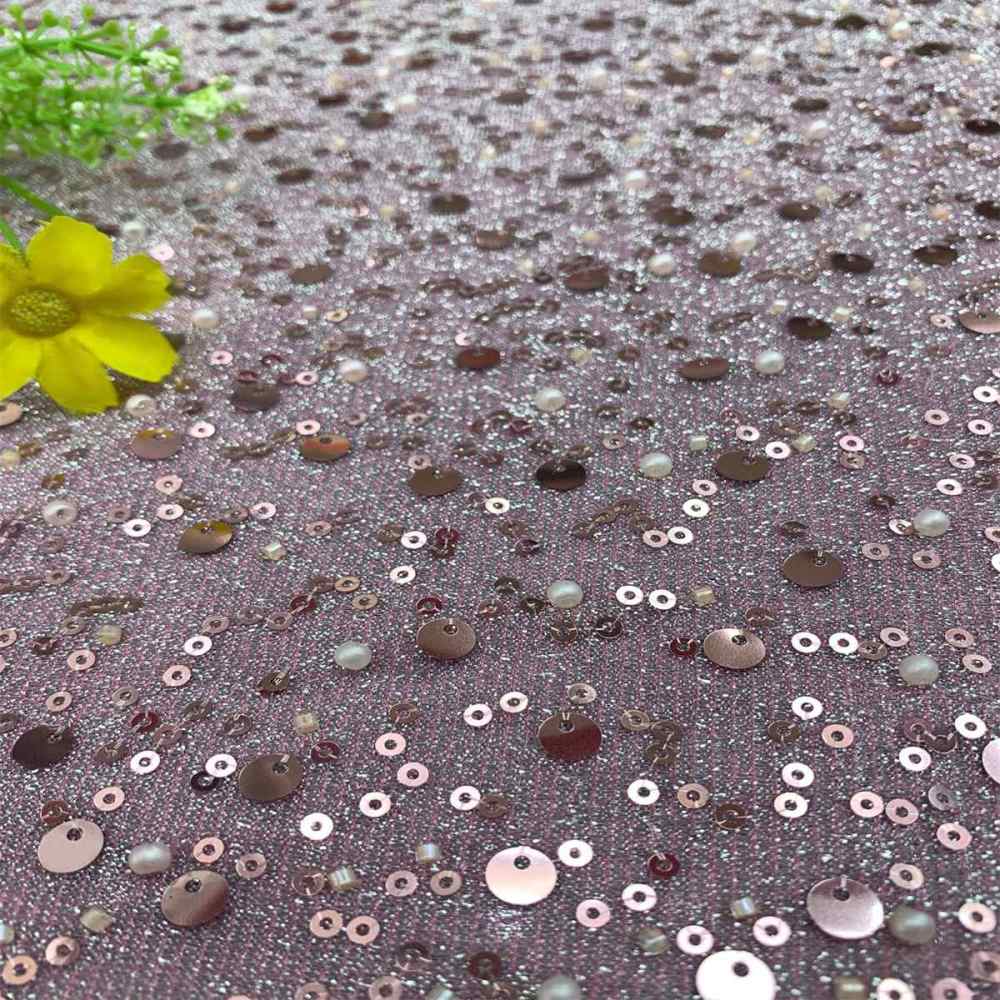5 Yards Beaded Lace Fabric for Dresses & Gowns – Wedding & Bridal Lace Material | Love in Lace | NO. DX008