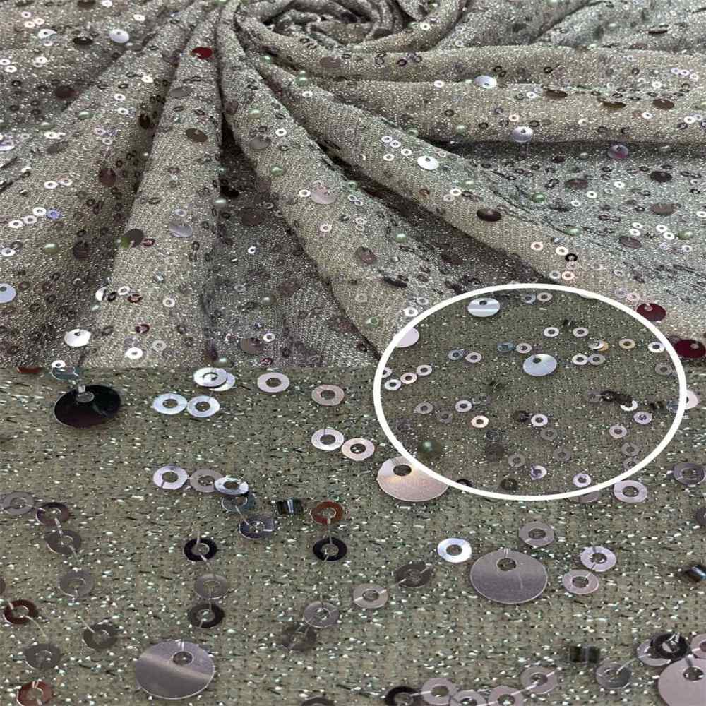 5 Yards Beaded Lace Fabric for Dresses & Gowns – Wedding & Bridal Lace Material | Love in Lace | NO. DX008