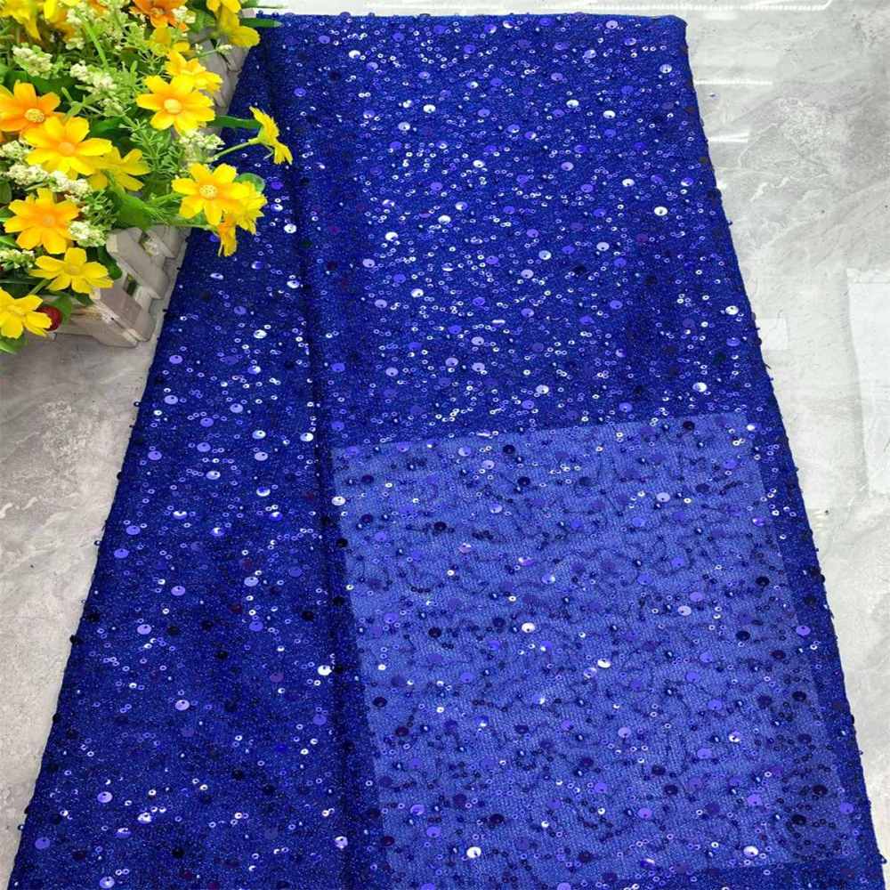 5 Yards Beaded Lace Fabric for Dresses & Gowns – Wedding & Bridal Lace Material | Love in Lace | NO. DX008