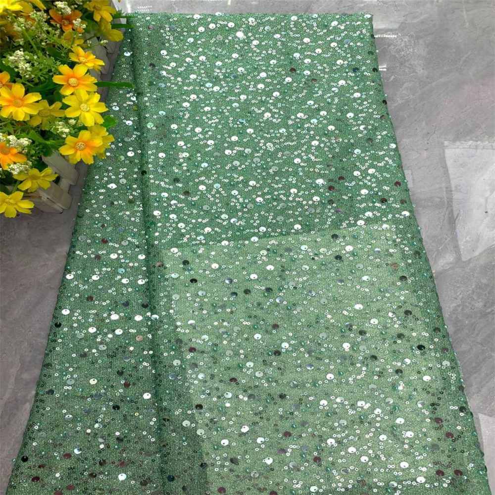 5 Yards Beaded Lace Fabric for Dresses & Gowns – Wedding & Bridal Lace Material | Love in Lace | NO. DX008