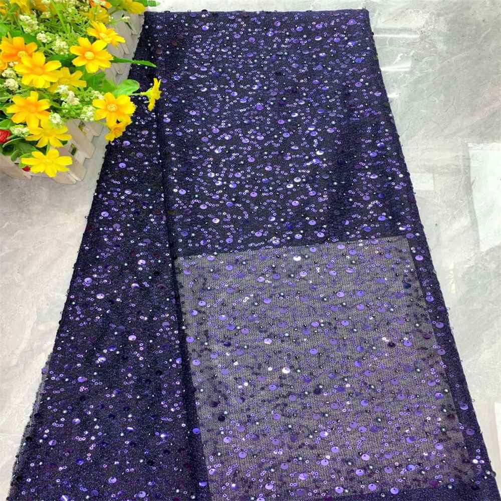 5 Yards Beaded Lace Fabric for Dresses & Gowns – Wedding & Bridal Lace Material | Love in Lace | NO. DX008