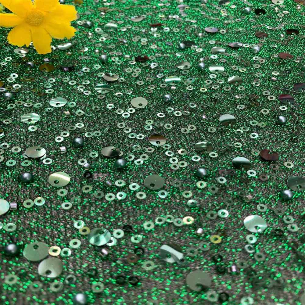 5 Yards Beaded Lace Fabric for Dresses & Gowns – Wedding & Bridal Lace Material | Love in Lace | NO. DX008