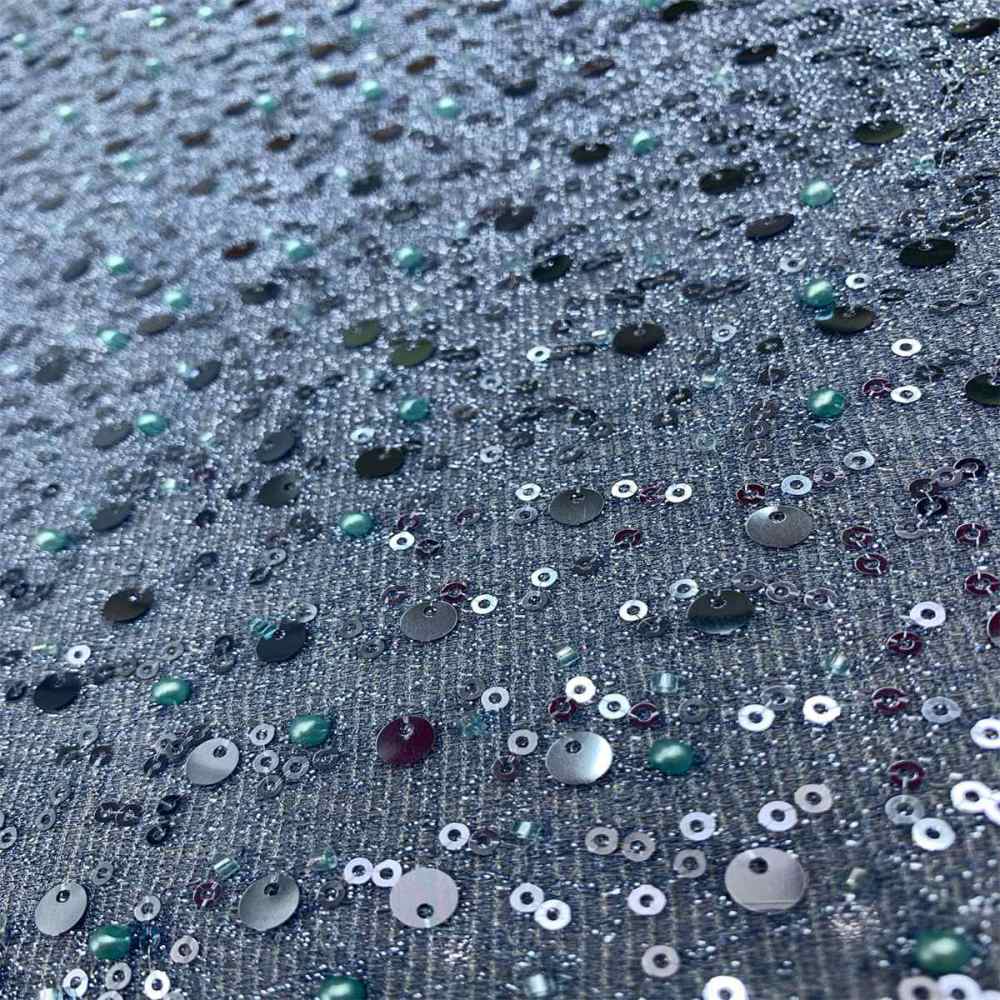 5 Yards Beaded Lace Fabric for Dresses & Gowns – Wedding & Bridal Lace Material | Love in Lace | NO. DX008