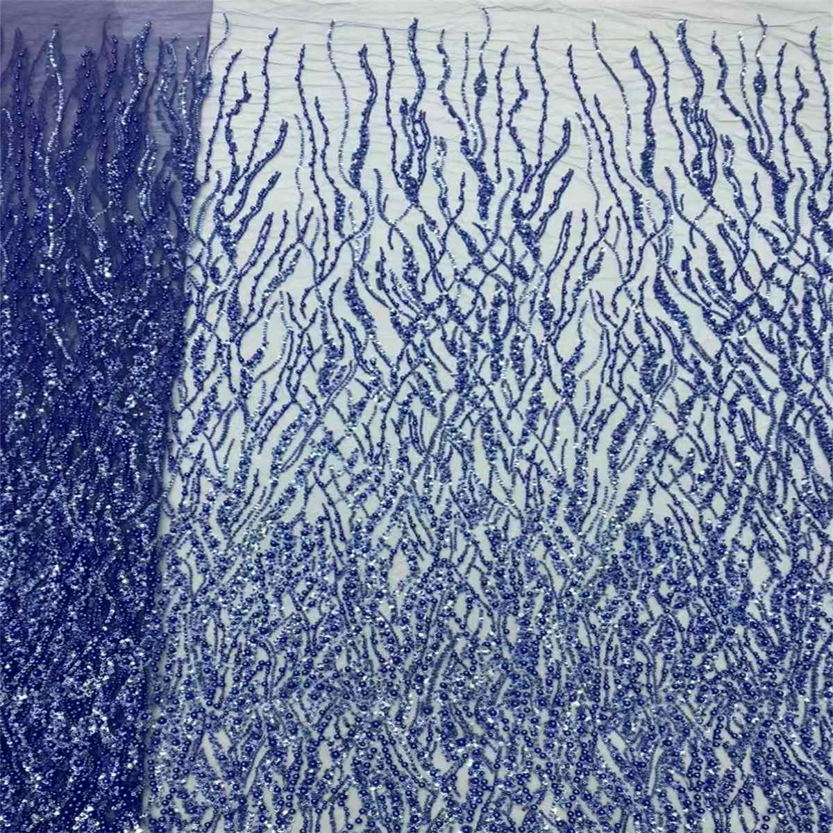 5 Yards Beaded Lace Fabric for Dresses & Gowns – Wedding & Bridal Lace Material | Love in Lace | NO. JX437