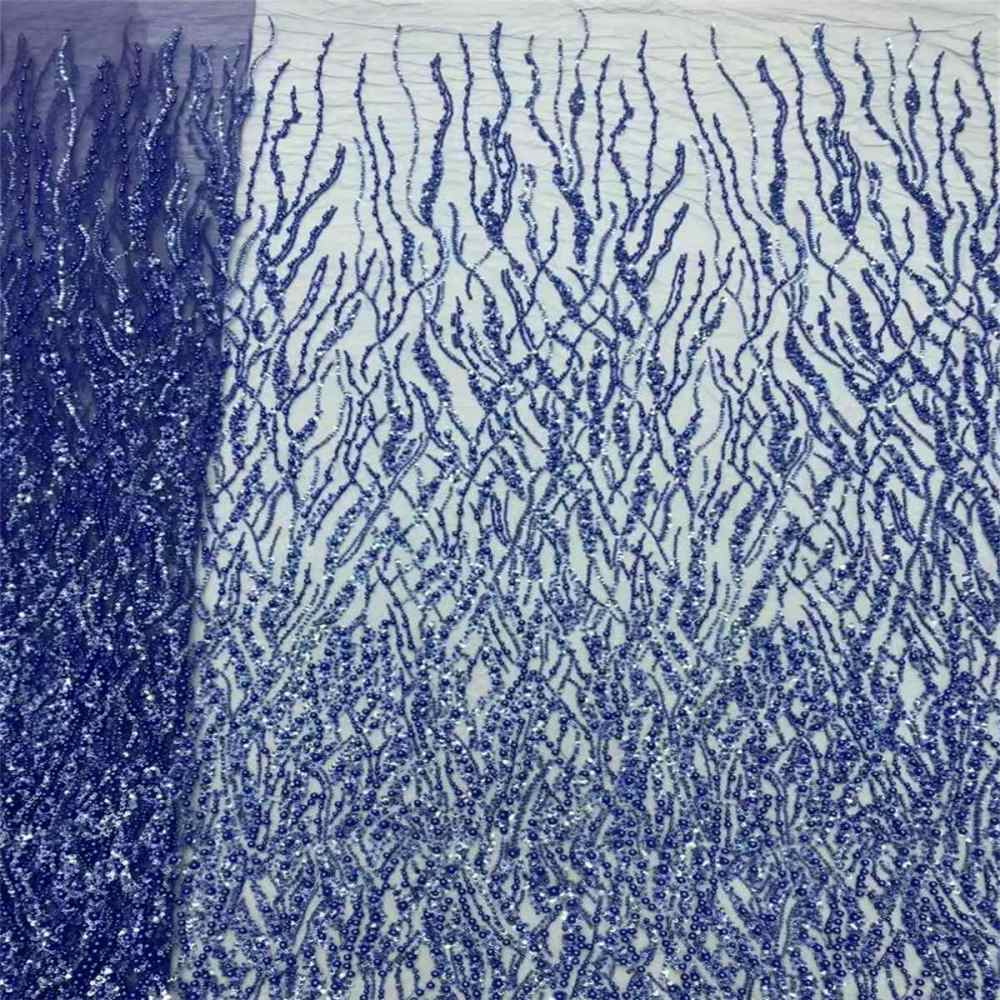 5 Yards Beaded Lace Fabric for Dresses & Gowns – Wedding & Bridal Lace Material | Love in Lace | NO. JX437