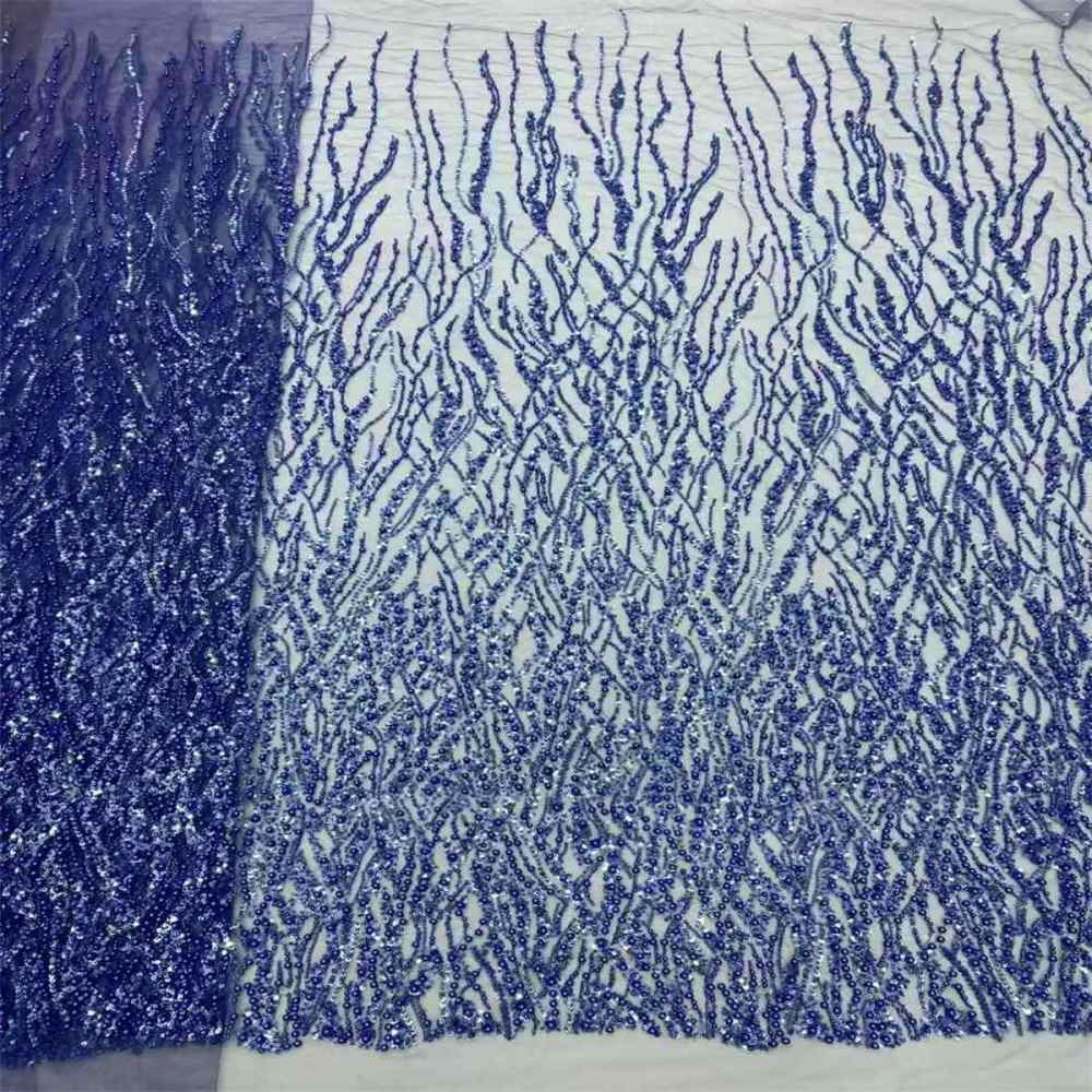 5 Yards Beaded Lace Fabric for Dresses & Gowns – Wedding & Bridal Lace Material | Love in Lace | NO. JX437