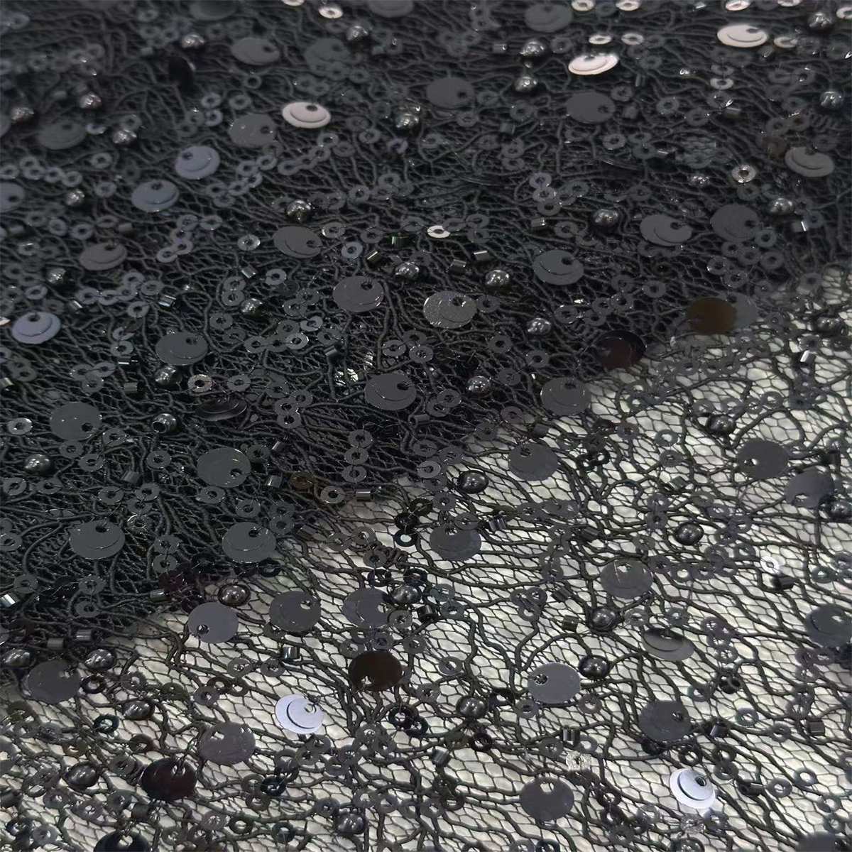 5 Yards Beaded Lace Fabric for Dresses & Gowns – Wedding & Bridal Lace Material | Love in Lace | NO. HN062