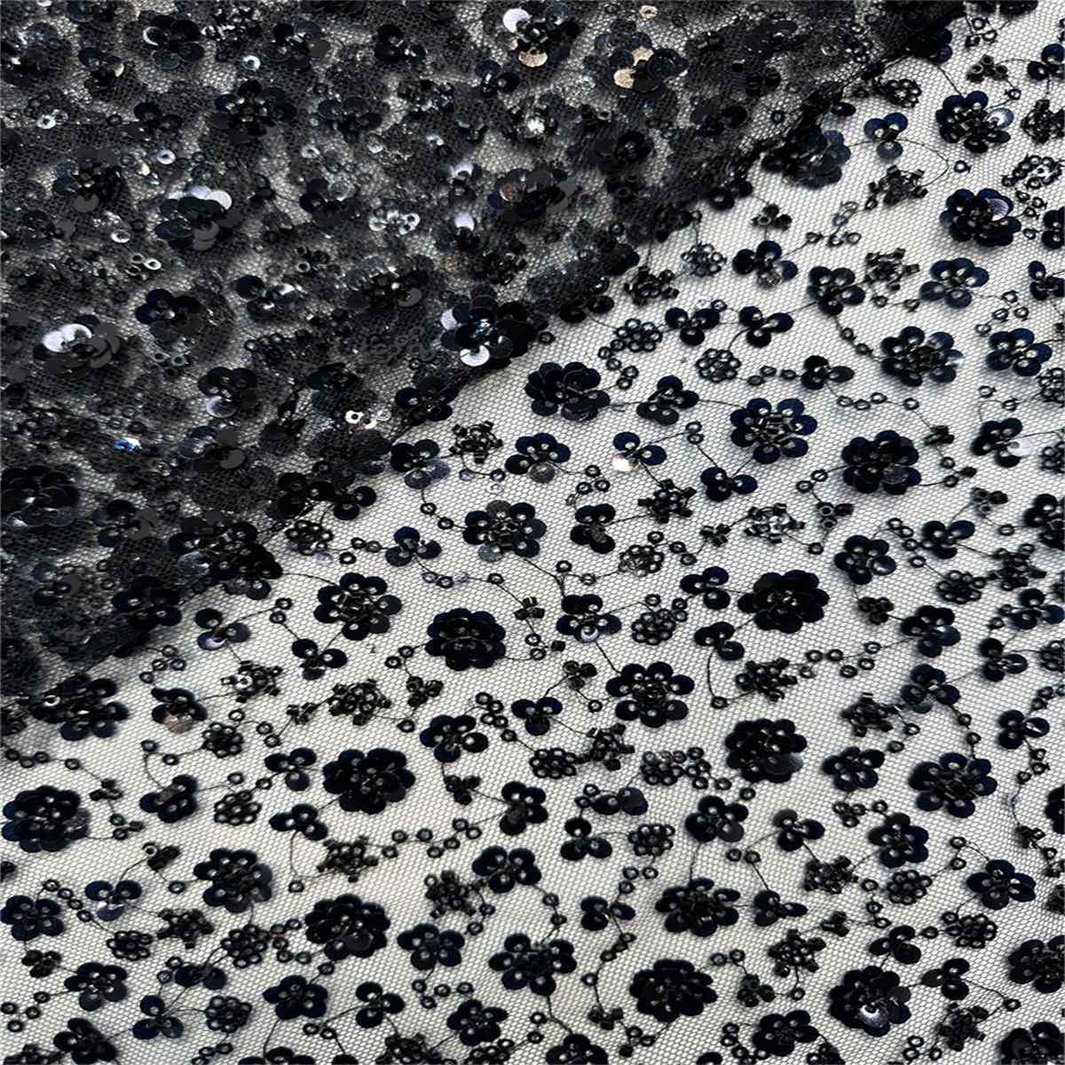 5 Yards Beaded Lace Fabric for Dresses & Gowns – Wedding & Bridal Lace Material | Love in Lace | NO. PFS042
