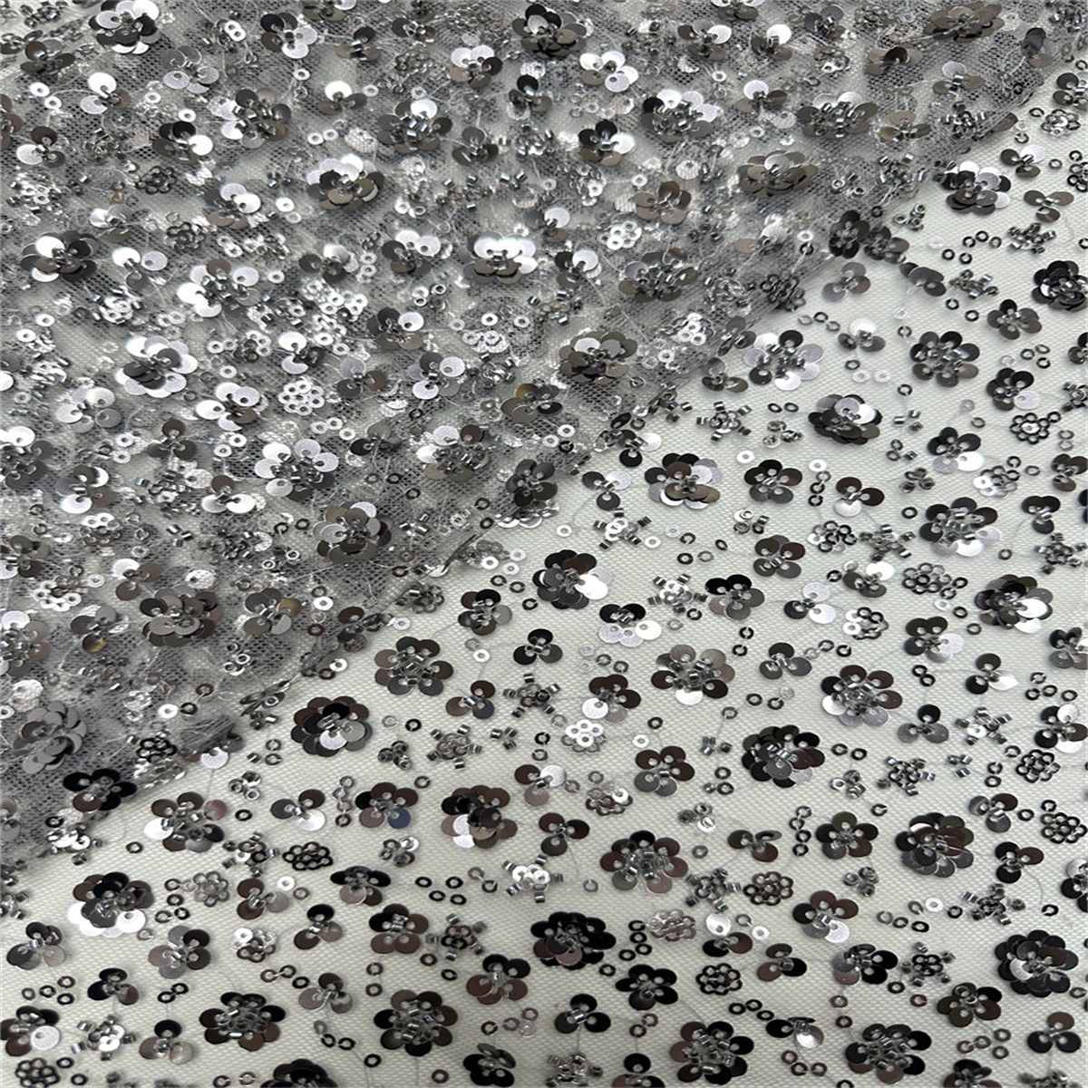 5 Yards Beaded Lace Fabric for Dresses & Gowns – Wedding & Bridal Lace Material | Love in Lace | NO. PFS042