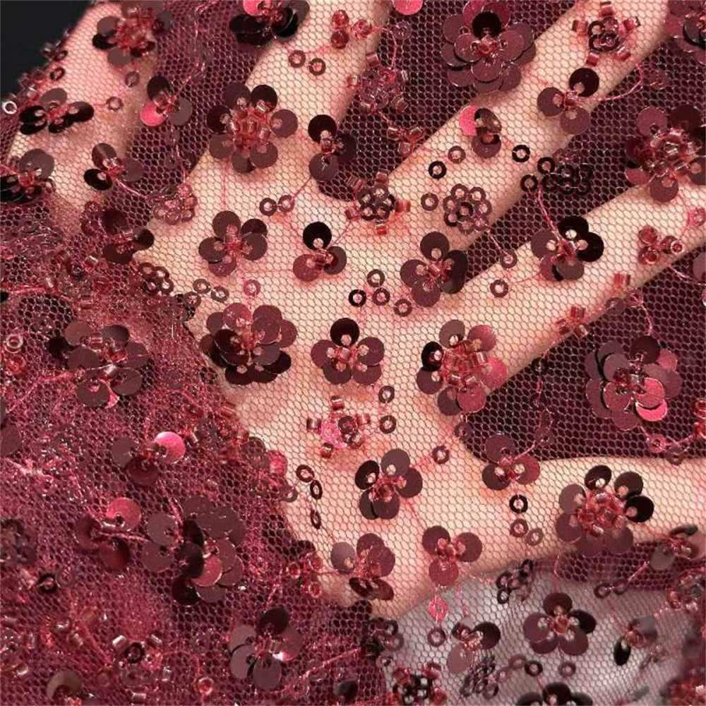 5 Yards Beaded Lace Fabric for Dresses & Gowns – Wedding & Bridal Lace Material | Love in Lace | NO. PFS042