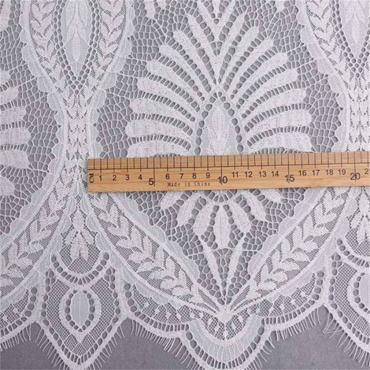 3 Meters Chantilly Lace Fabric for Dresses & Gowns – Wedding & Bridal Lace Material | Love in Lace | NO. QX001
