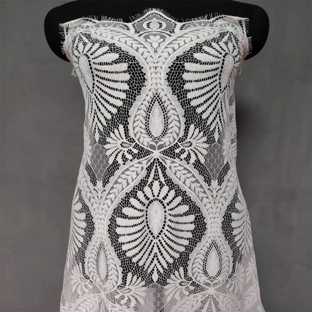 Bridal Lace Fabric - 3 Meters - Chantilly Wedding Lace Fabric | Ref. QX001,Chantilly Lace Fabrics Bridal Lace Fabric - 3 Meters - Chantilly Wedding Lace Fabric | Ref. QX001,Chantilly Lace Fabrics