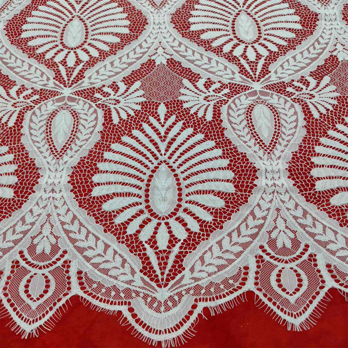 3 Meters Chantilly Lace Fabric for Dresses & Gowns – Wedding & Bridal Lace Material | Love in Lace | NO. QX001