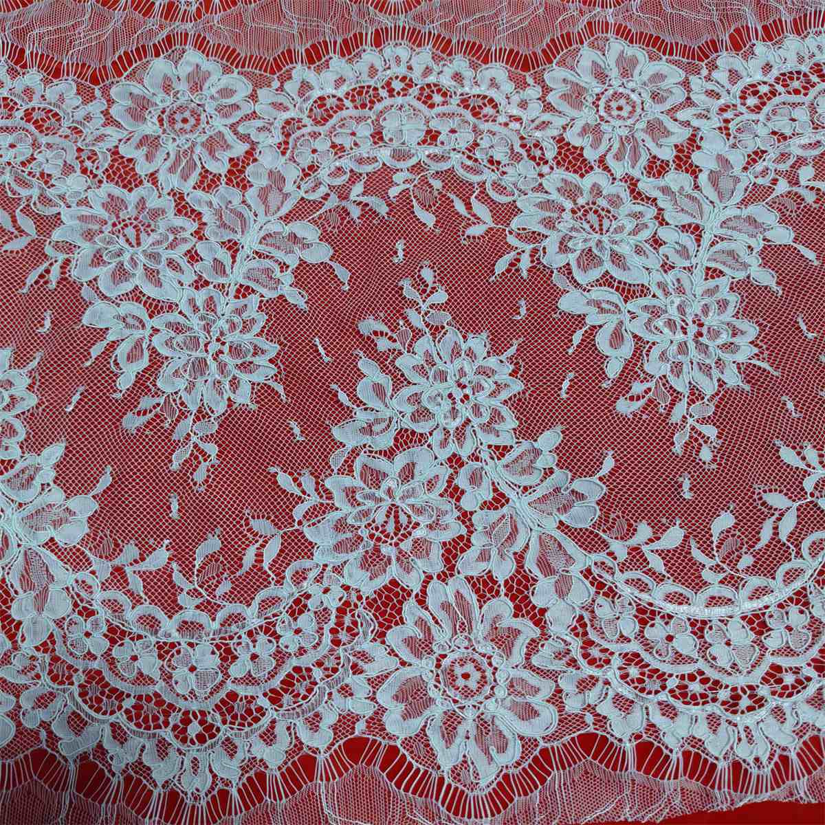 3 Meters Corded Chantilly Lace Trim – Wedding Gown & Bridal Veil Lace Material | Love in Lace | NO. RB003