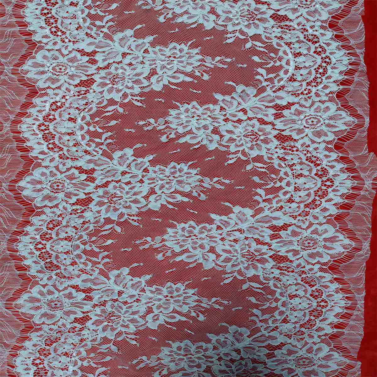 3 Meters Corded Chantilly Lace Trim – Wedding Gown & Bridal Veil Lace Material | Love in Lace | NO. RB003