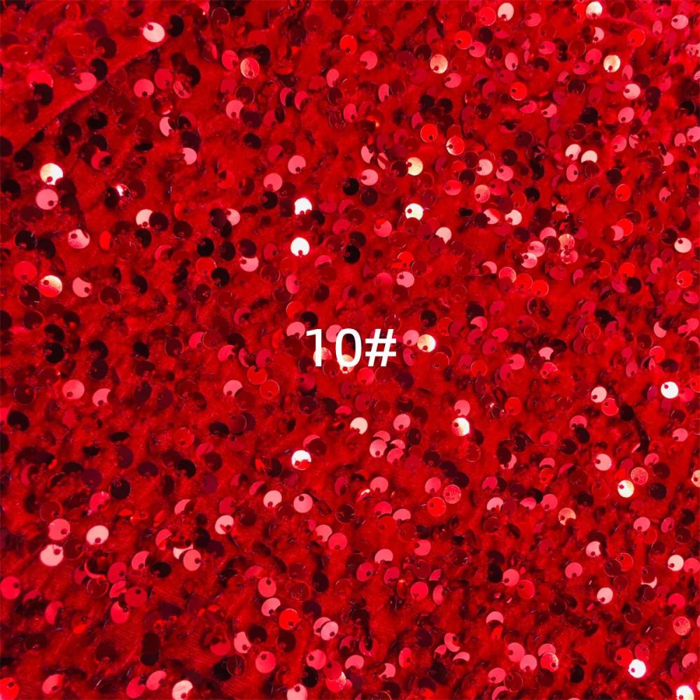 5 Yards Sequin Velvet Fabric for Dresses & Gowns – Sequin Lace Material | Love in Lace | NO. ZT153