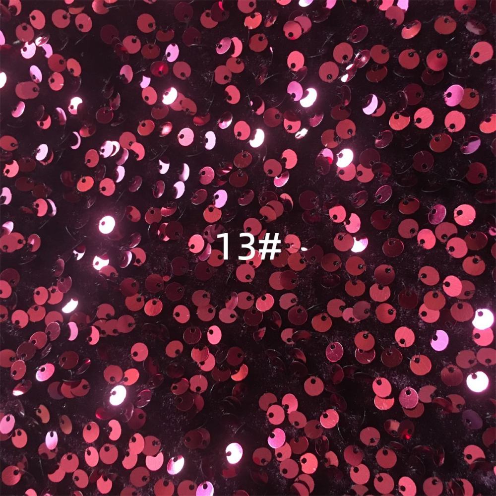 5 Yards Sequin Velvet Fabric for Dresses & Gowns – Sequin Lace Material | Love in Lace | NO. ZT153