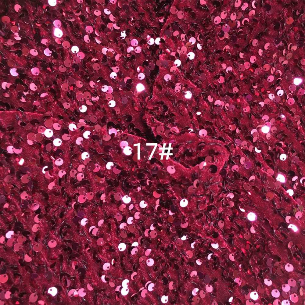 5 Yards Sequin Velvet Fabric for Dresses & Gowns – Sequin Lace Material | Love in Lace | NO. ZT153