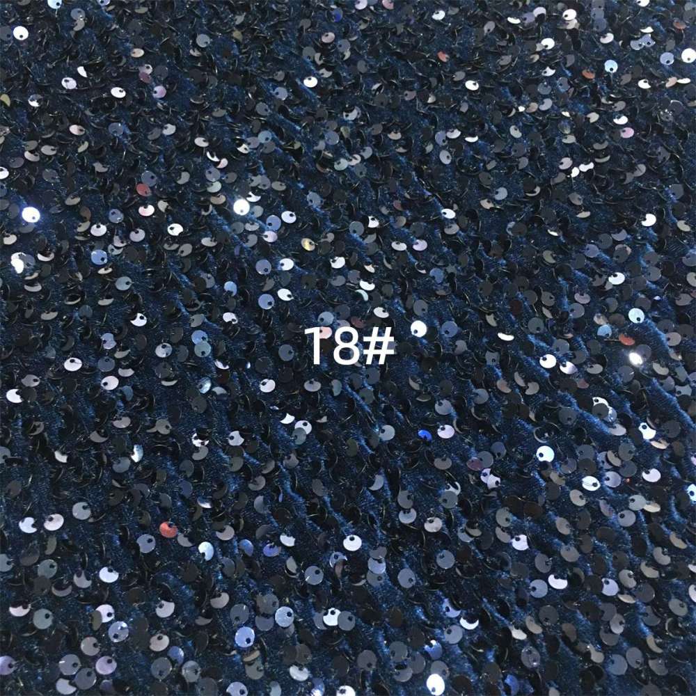 5 Yards Sequin Velvet Fabric for Dresses & Gowns – Sequin Lace Material | Love in Lace | NO. ZT153