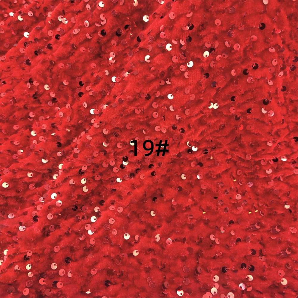 5 Yards Sequin Velvet Fabric for Dresses & Gowns – Sequin Lace Material | Love in Lace | NO. ZT153