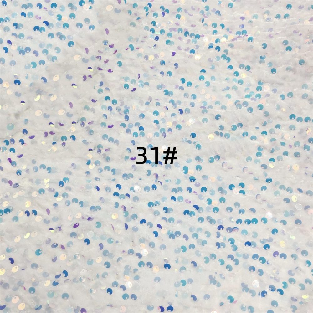 5 Yards Sequin Velvet Fabric for Dresses & Gowns – Sequin Lace Material | Love in Lace | NO. ZT153