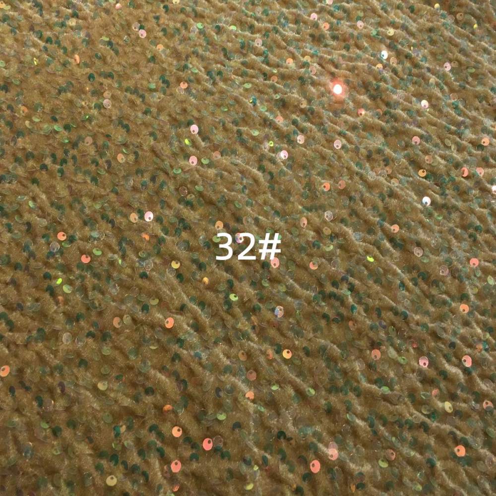 5 Yards Sequin Velvet Fabric for Dresses & Gowns – Sequin Lace Material | Love in Lace | NO. ZT153