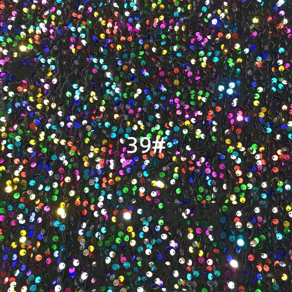 5 Yards Sequin Velvet Fabric for Dresses & Gowns – Sequin Lace Material | Love in Lace | NO. ZT153