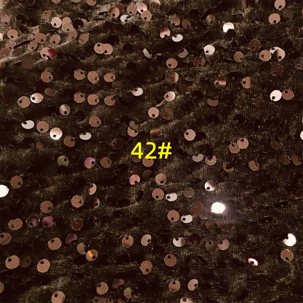 5 Yards Sequin Velvet Fabric for Dresses & Gowns – Sequin Lace Material | Love in Lace | NO. ZT153
