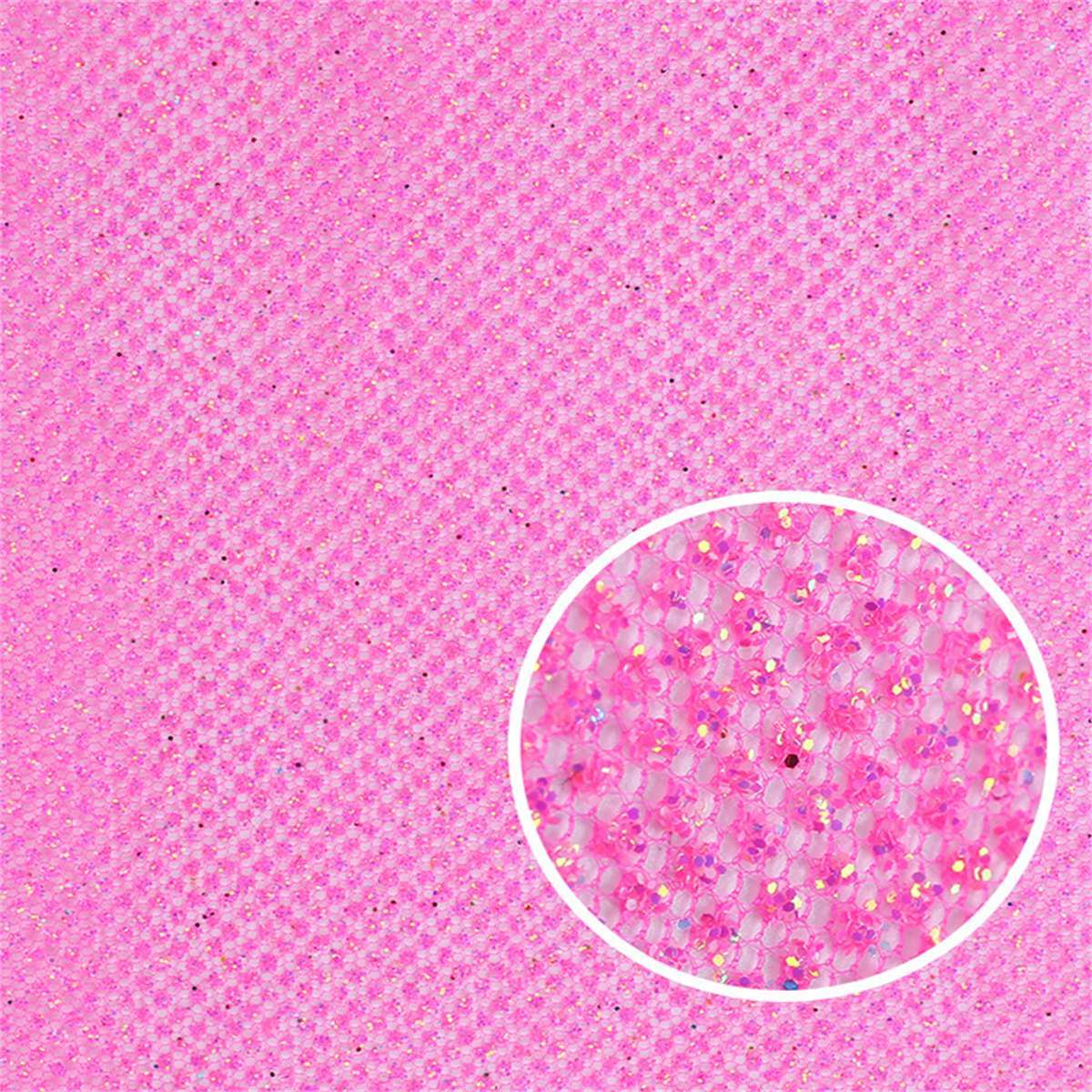 5 Yards Glitter Tulle Fabric, Glitter Mesh Fabric, Sparkling Sequin Net Fabric | Love in Lace | NO. LC028