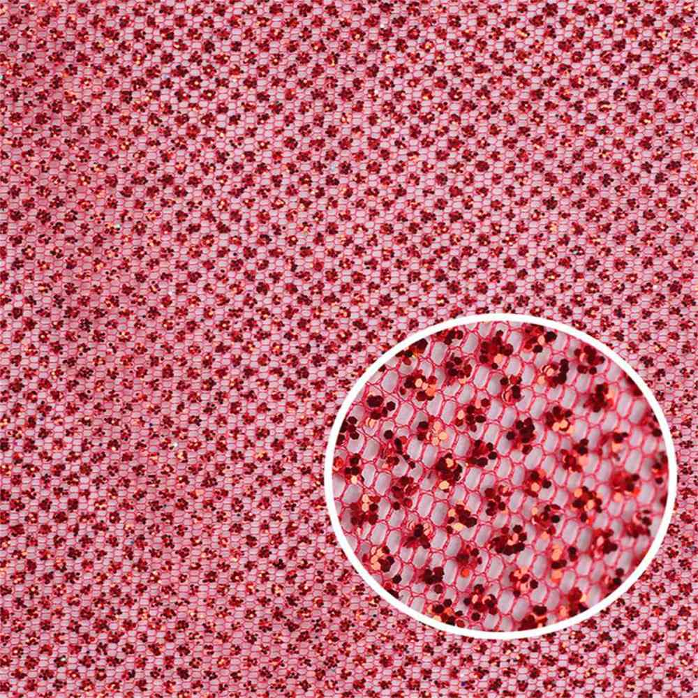 5 Yards Glitter Tulle Fabric, Glitter Mesh Fabric, Sparkling Sequin Net Fabric | Love in Lace | NO. LC028