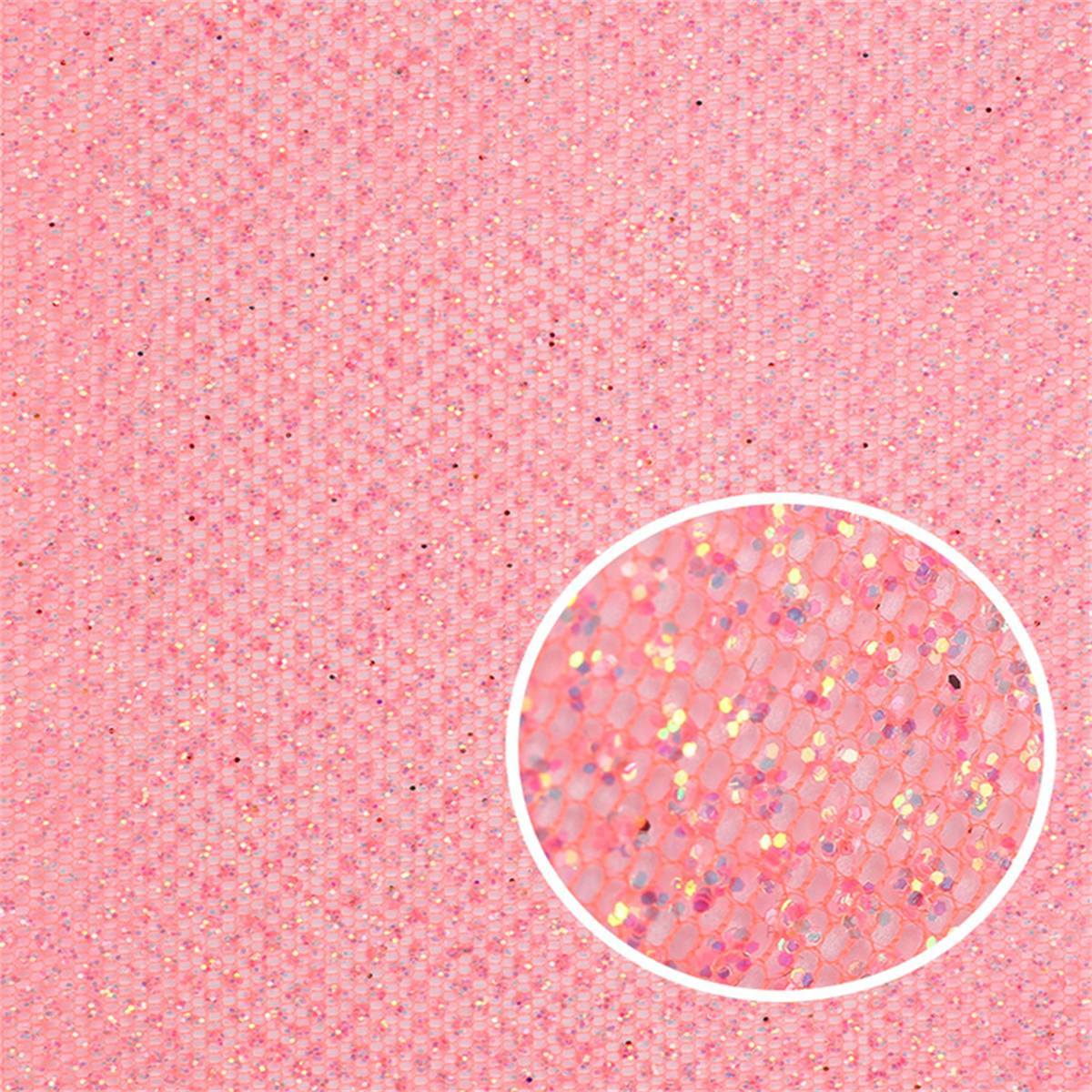 5 Yards Glitter Tulle Fabric, Glitter Mesh Fabric, Sparkling Sequin Net Fabric | Love in Lace | NO. LC028