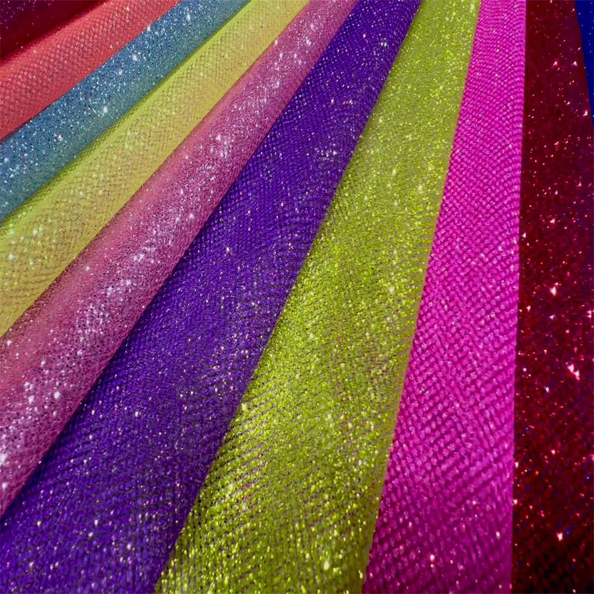 5 Yards Glitter Tulle Fabric, Glitter Mesh Fabric, Sparkling Sequin Net Fabric | Love in Lace | NO. LC028