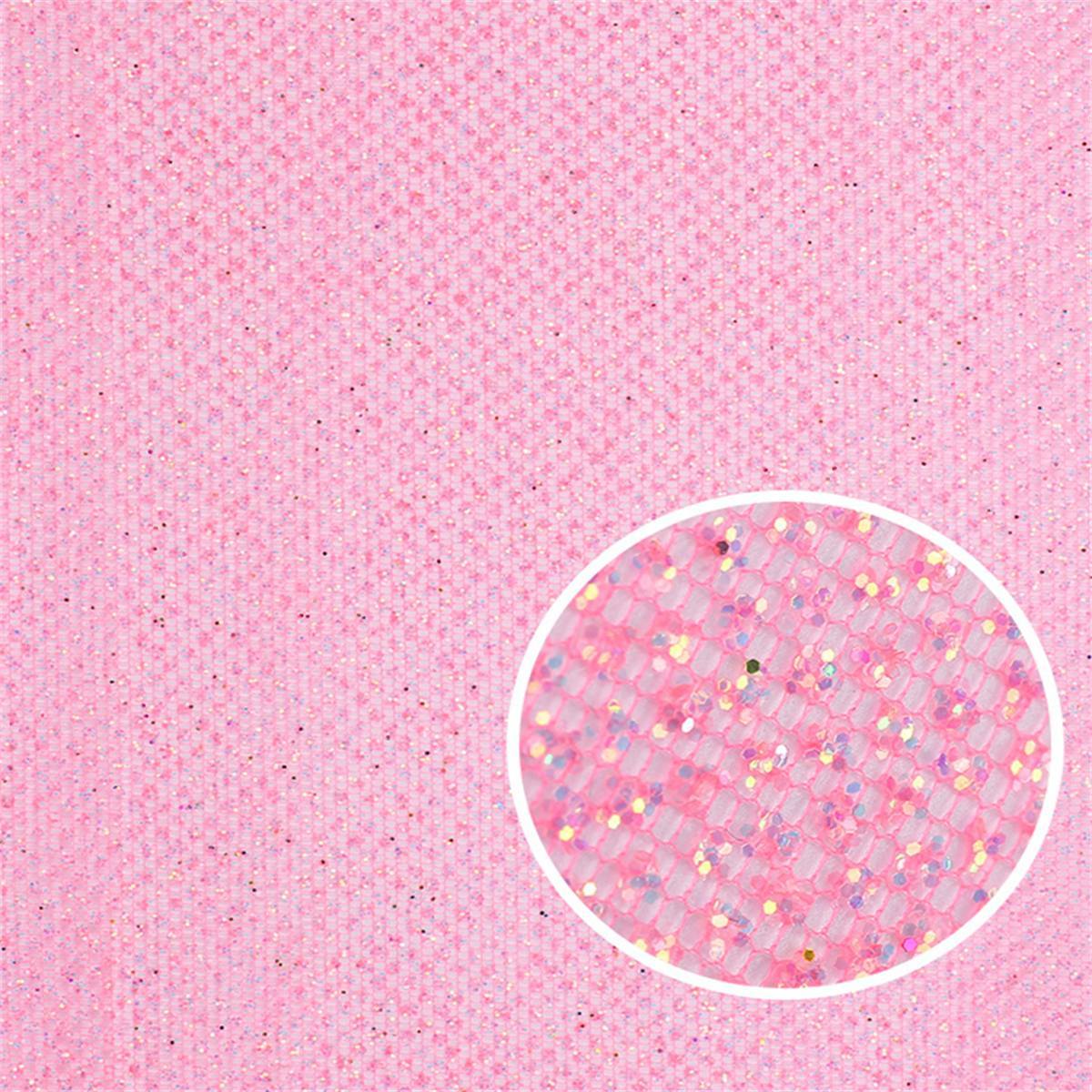 5 Yards Glitter Tulle Fabric, Glitter Mesh Fabric, Sparkling Sequin Net Fabric | Love in Lace | NO. LC028
