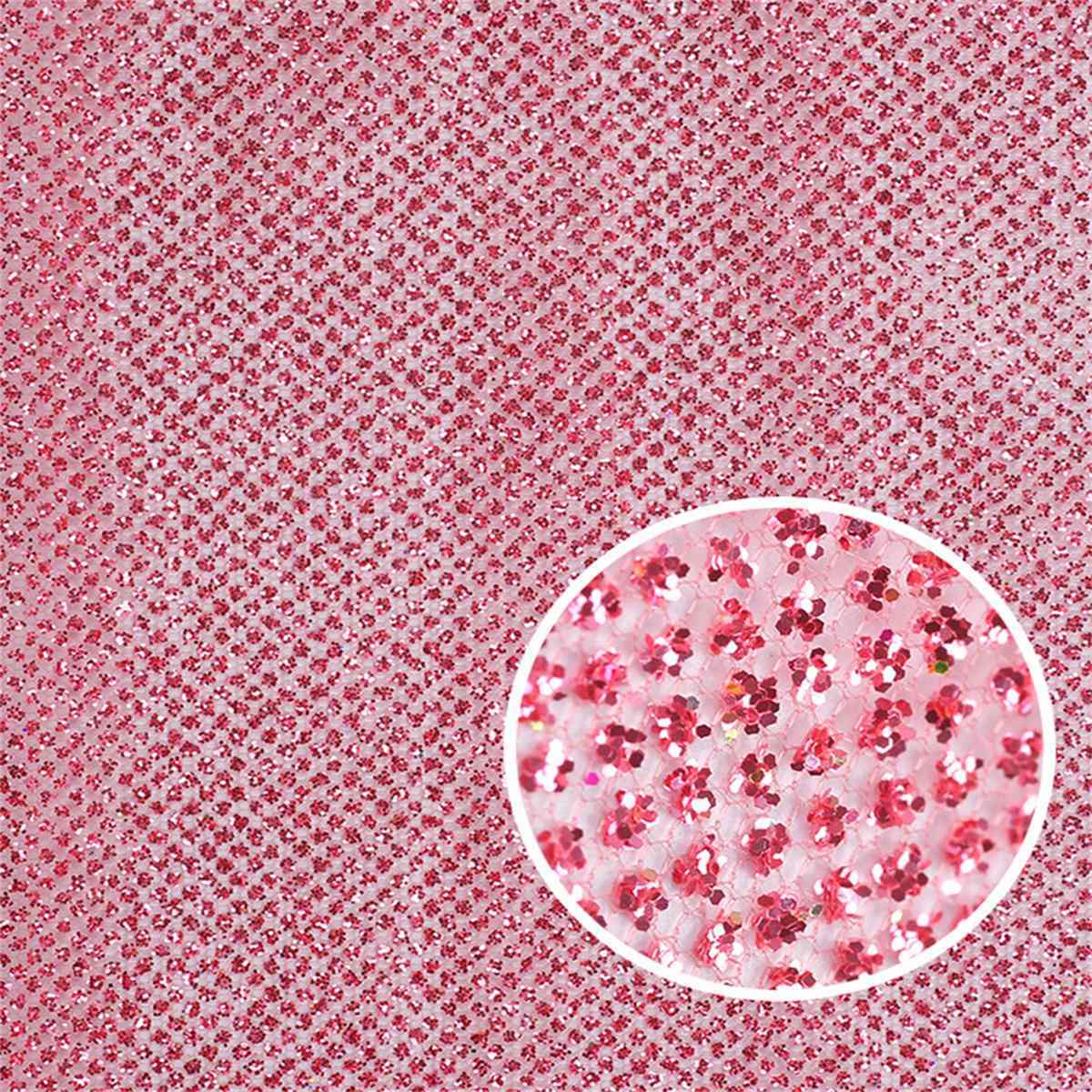 5 Yards Glitter Tulle Fabric, Glitter Mesh Fabric, Sparkling Sequin Net Fabric | Love in Lace | NO. LC028