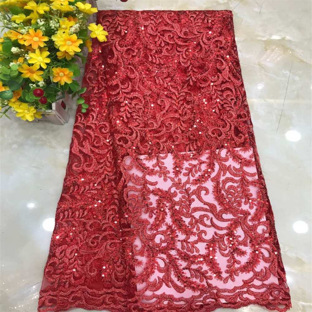 5 Yards Embroidered Sequin Fabric, Embroidered Sequin Tulle Lace | Love in Lace | NO. DX032