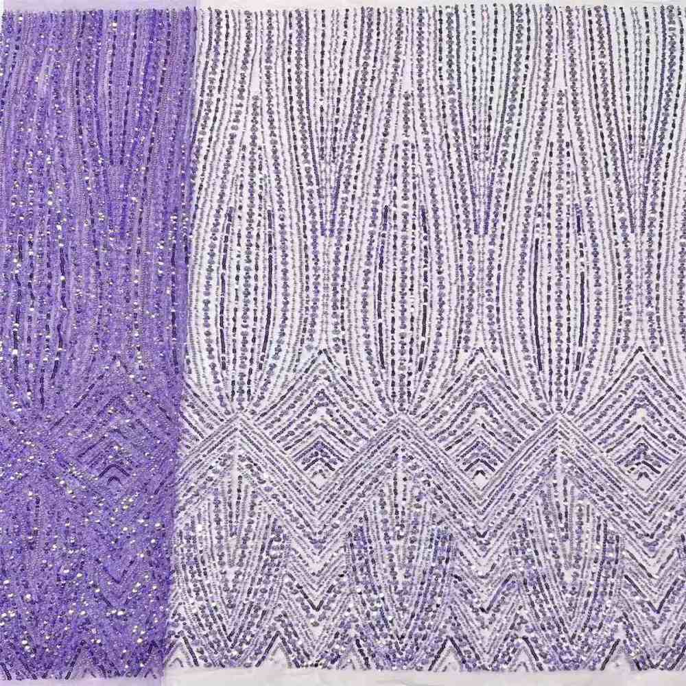 Beaded Tulle Fabric HN291