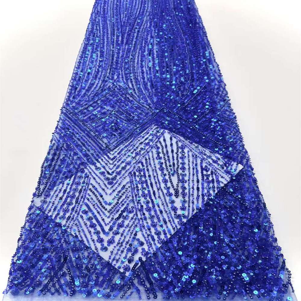 Beaded Tulle Fabric HN291