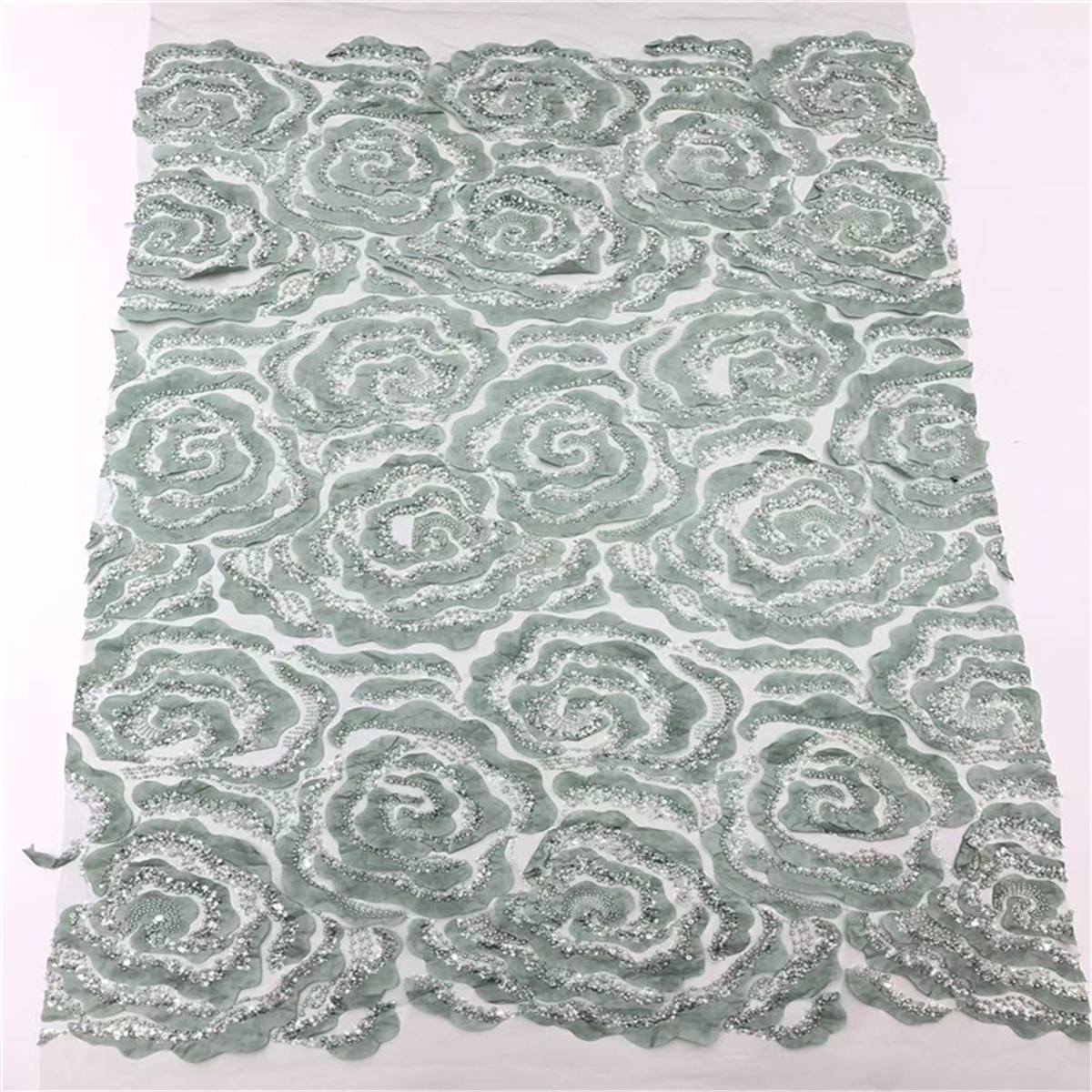 3D Floral Tulle Fabric JLT211