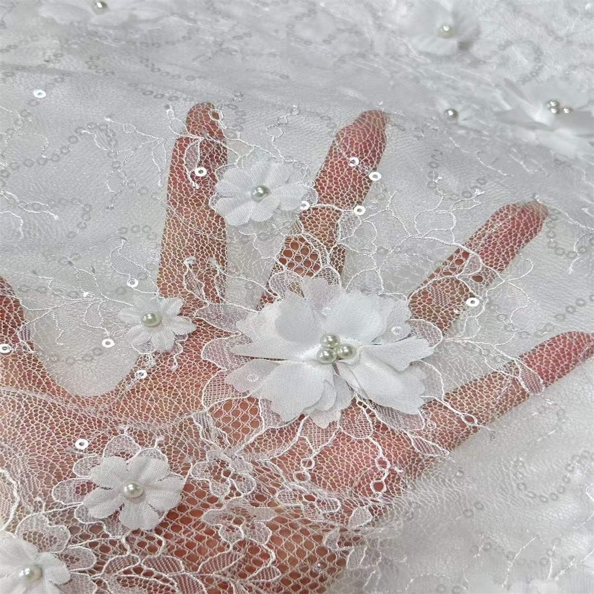 Bridal Lace Fabric HN295