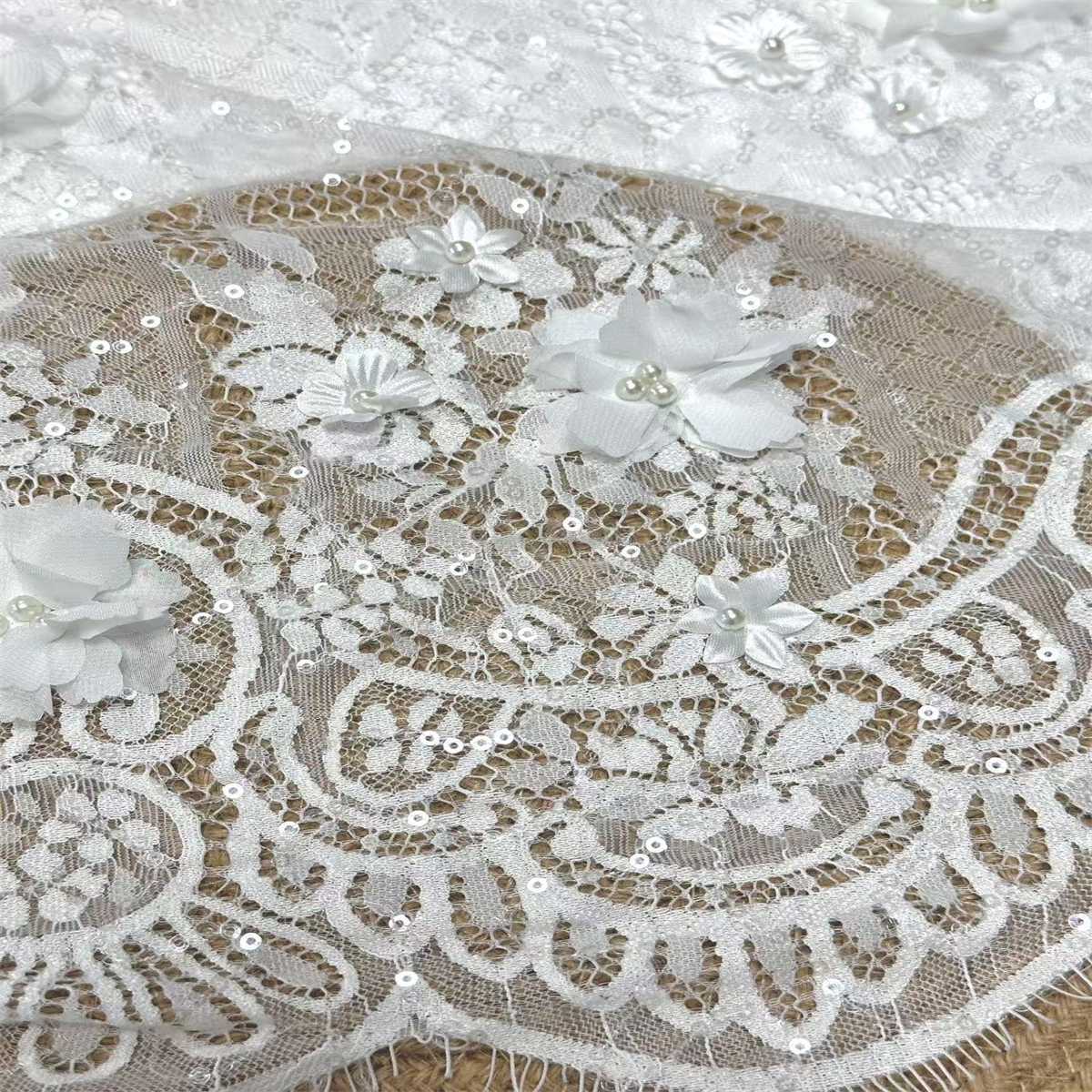 Bridal Lace Fabric HN296