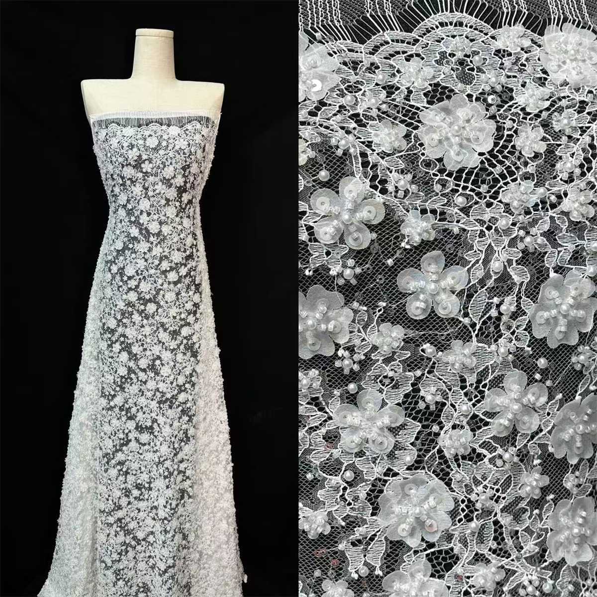 Bridal Lace Fabric HN299