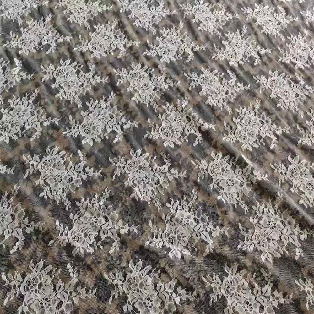 3 Meters Eyelash Chantilly Lace Material Fabric