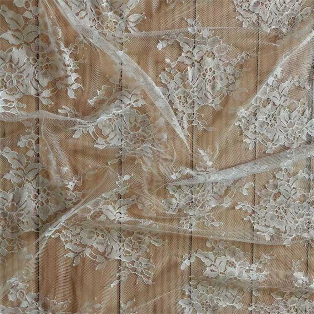 3 Meters Eyelash Chantilly Lace Material Fabric