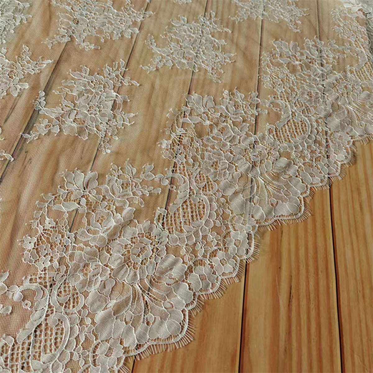 3 Meters Eyelash Chantilly Lace Material Fabric