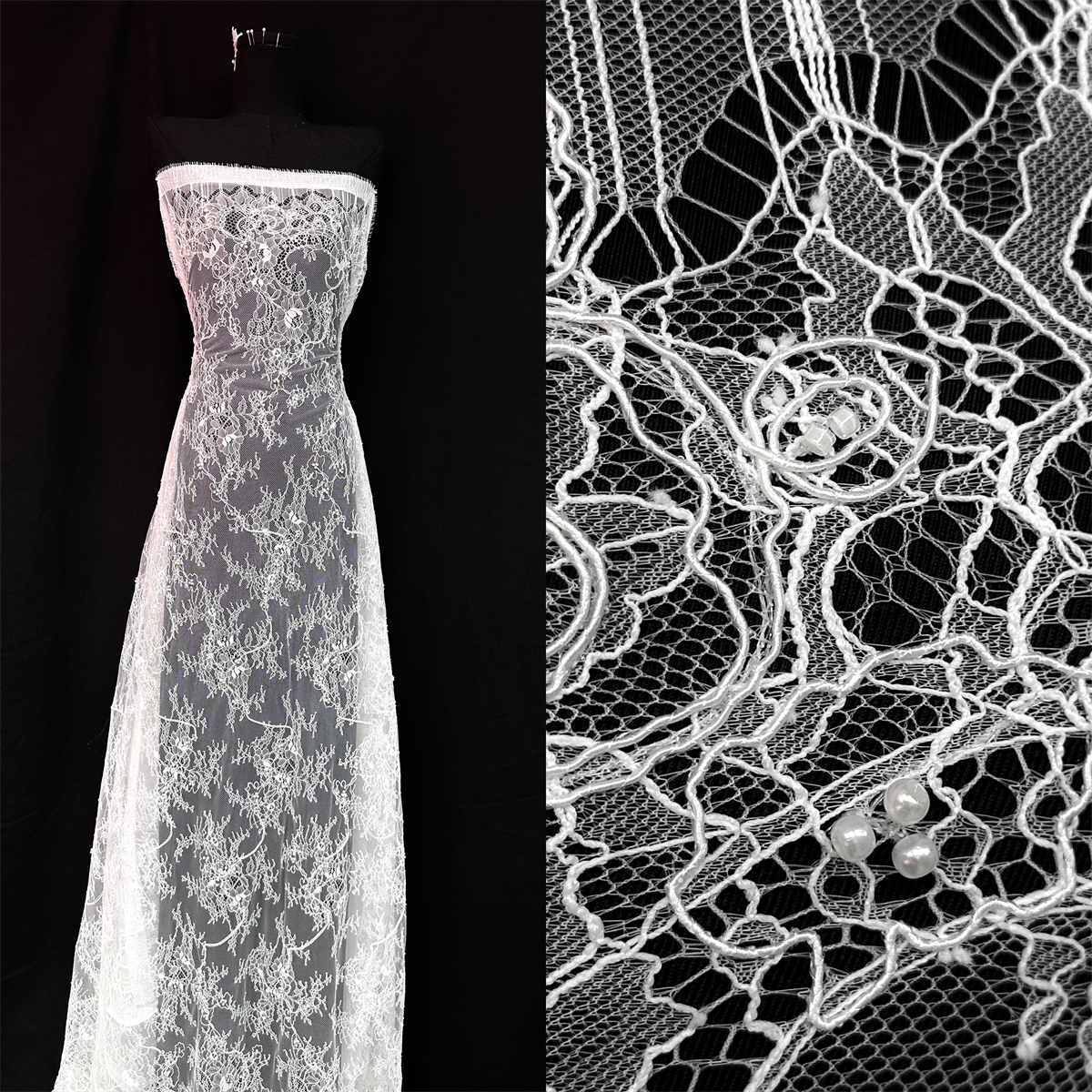 Bridal Lace Fabric HN307