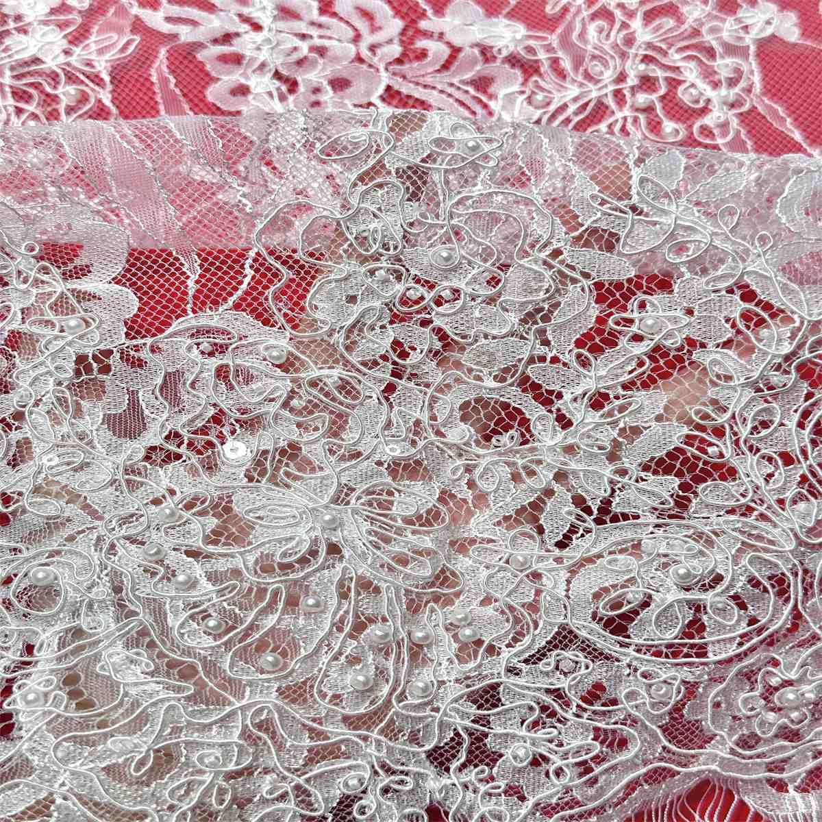 Bridal Lace Fabric HN313